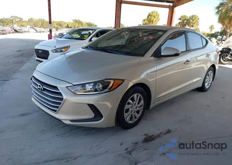 2017 Hyundai Elantra Se из США, поврежденный, VIN 5NPD74LF2HH112088